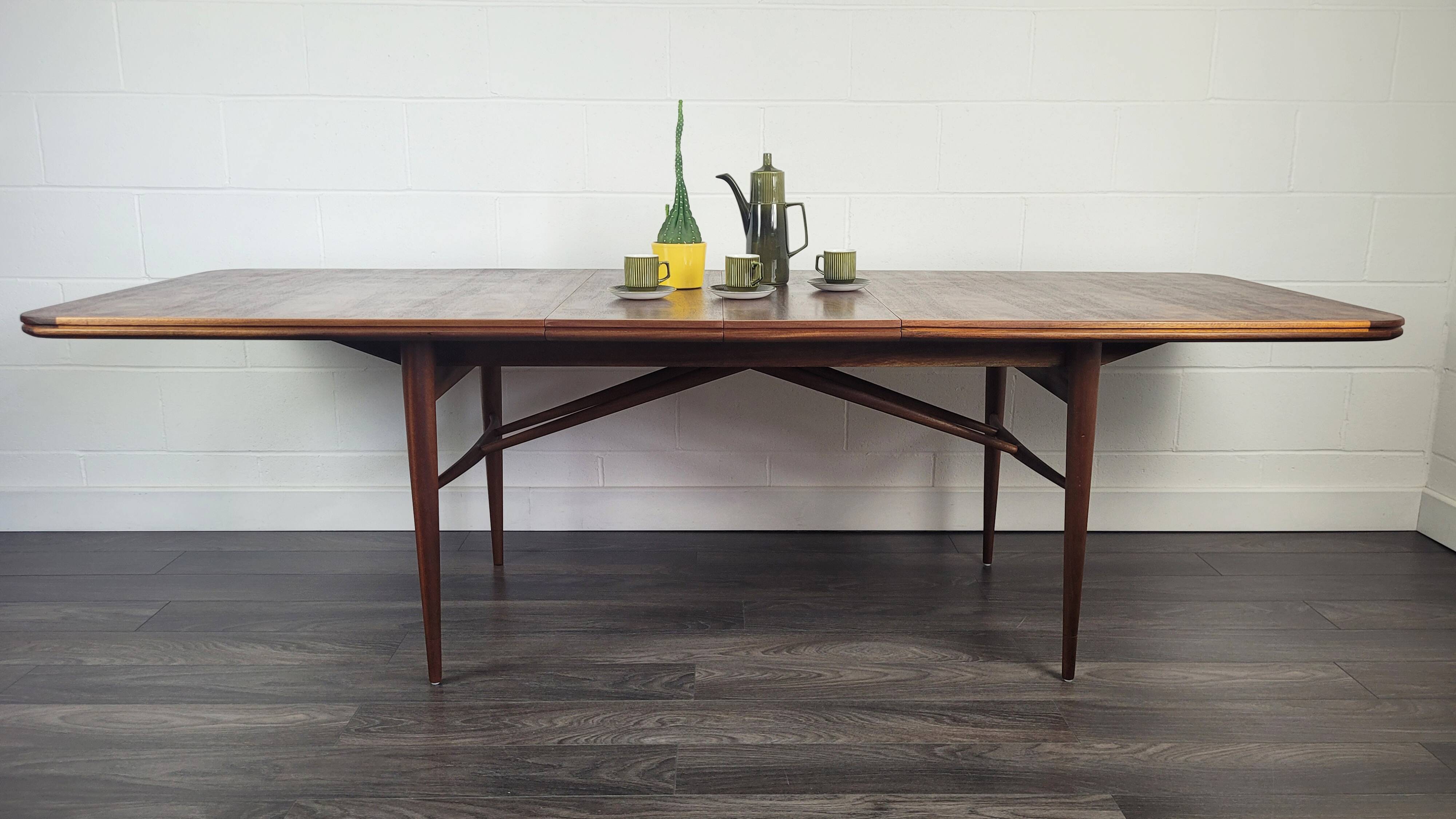 Table de salle à manger extensible archie shine, 1960s