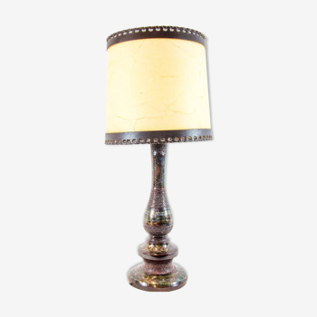 Vintage Japanese partitioned table lamp