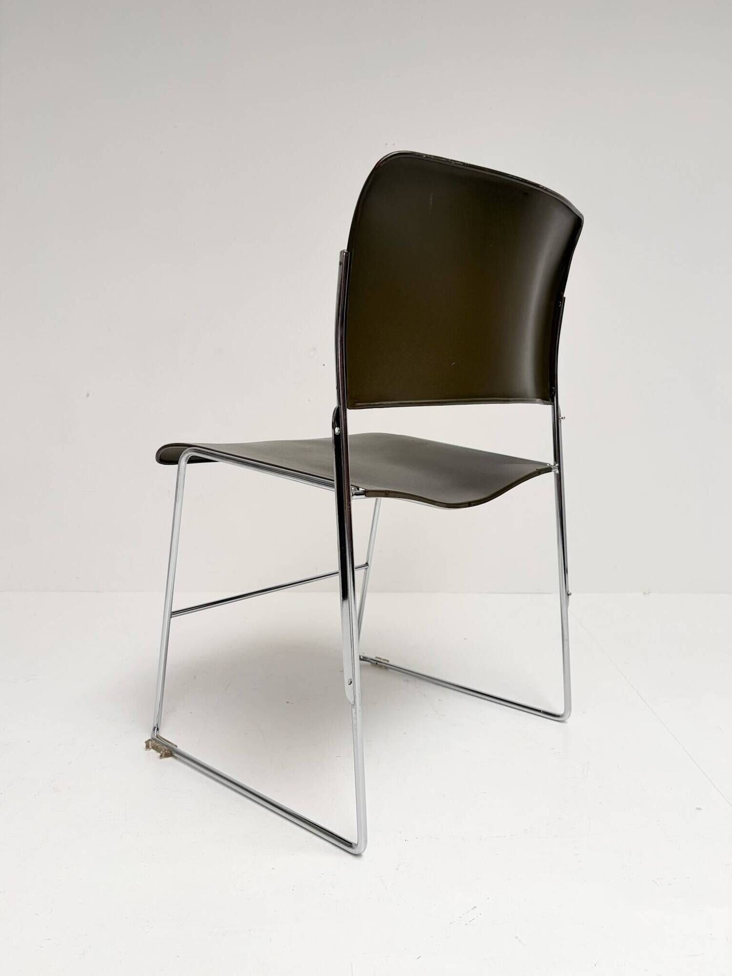 Set of 6 stacking chairs by David Rowland for HOWE, 1968