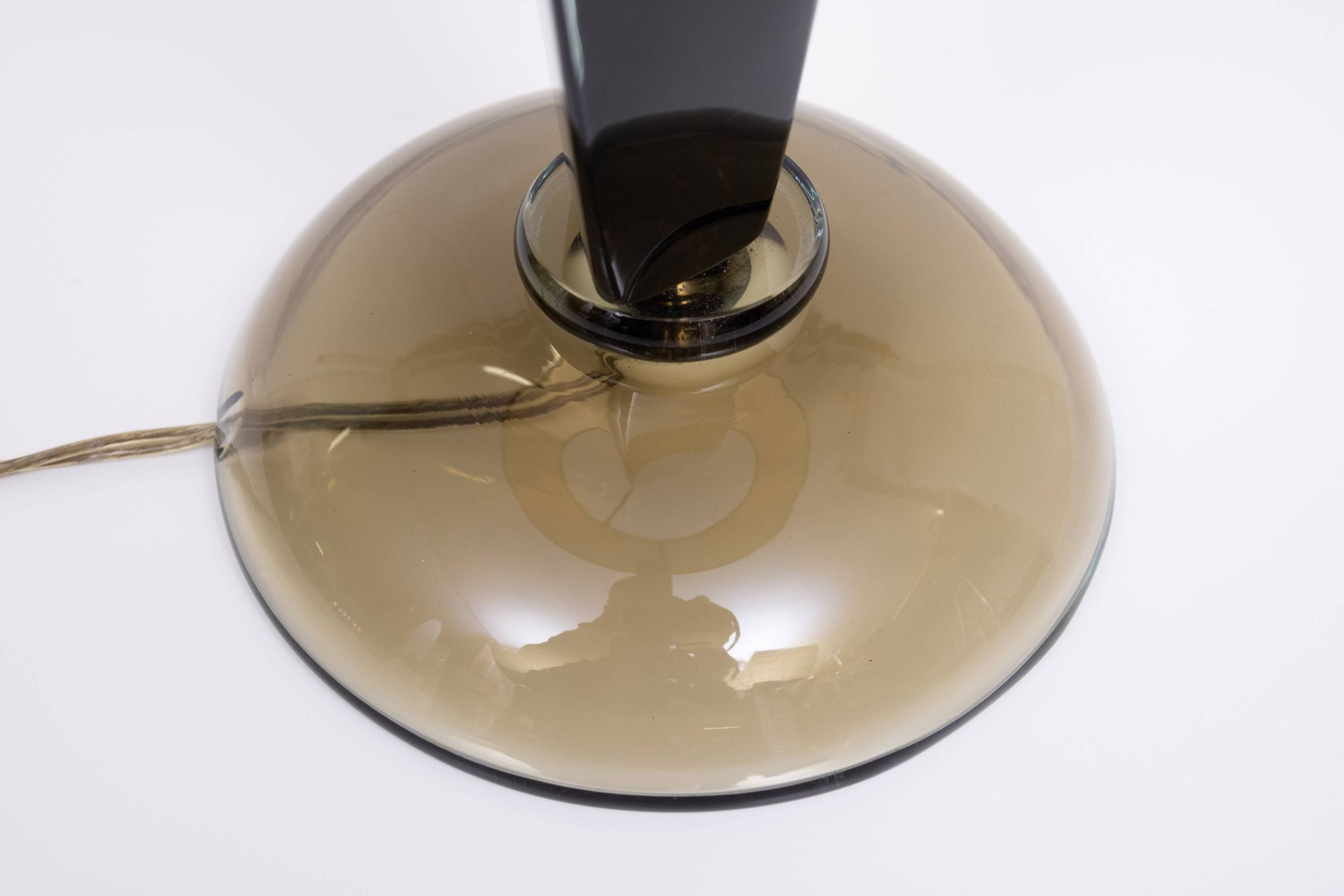 Flavio Poli Murano Glass Table Lamp for Seguso, 1960s
