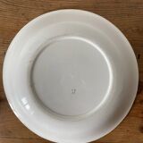 Plat de service creux vintage jaune 60s