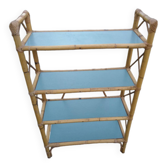 Vintage rattan shelf