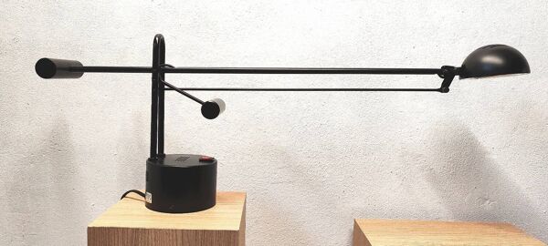 Paire de lampe articulées de bureau année 80