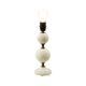 Vintage Table Lamp Frosted Milk Glass Brass Hobnail 1970s