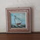 Signed painting: oil painting depicting a sailboat