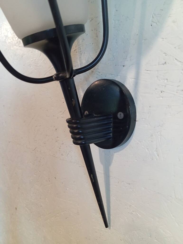 1950s wall light by Maison Arlus