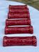 Vintage knife rest proceram aubagne – blood red ceramic