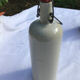 Bouteille grès blanche hermétique ancienne