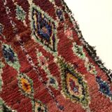Moroccan Berber carpet Boucherouite 1.63x1.10m