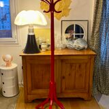 Red Baumann parrot coat rack