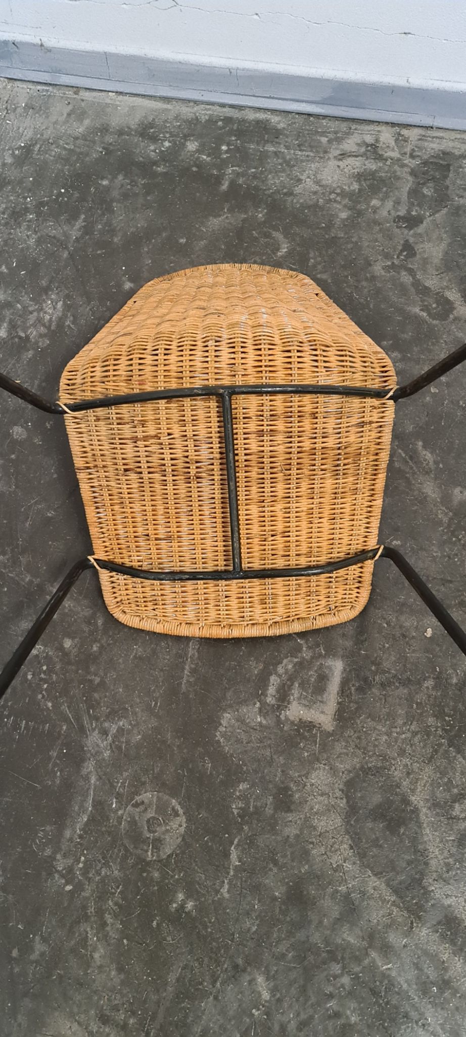 Wicker chair 1950