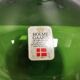 Beautiful "Hulvase/flower globe" in olive green color. Denmark 1970s