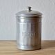 Series of Six vintage aluminum spice jars - Storage jars - 1940.