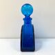 Antique XL bottle / Cobalt blue glass vase