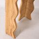 Console « vagues » en rotin