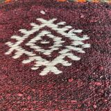 Vintage turkish kilim cushion cover , 40 x 40 cm