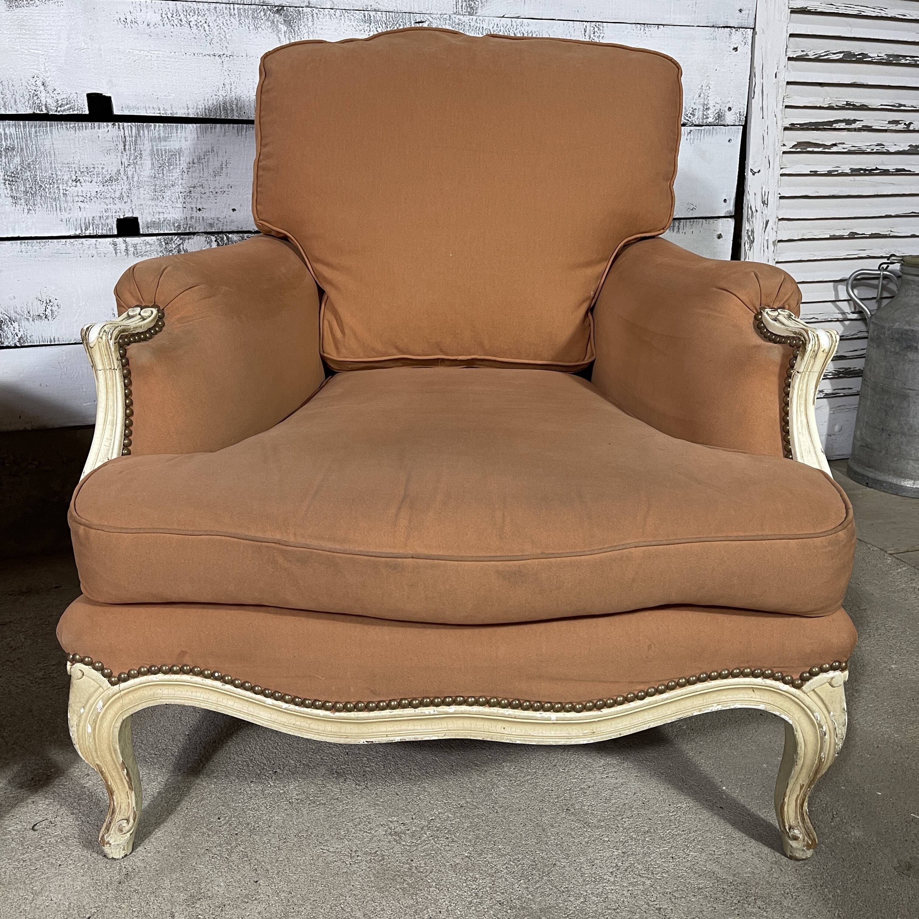 Set of 2 louis XV style shepherdess armchairs