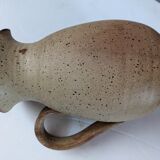 Jug vintage stoneware Vallauris pyrité
