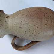 Jug vintage stoneware Vallauris pyrité