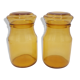 Pair of yellow jars