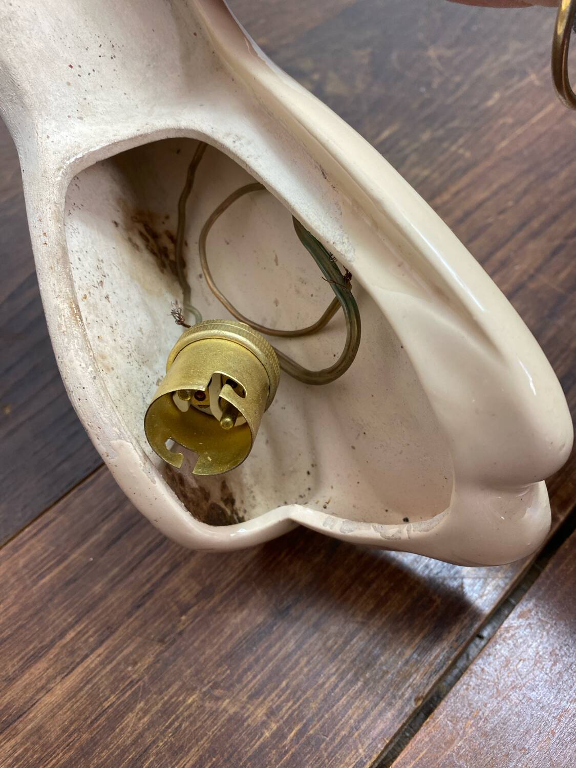 Art Deco ceramic wall light