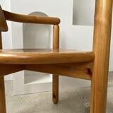 Pine armchair René Daumiller