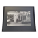 Vintage silver gelatin print of a street scene in a shop window, 1970s, framed, 52 x 42 cm