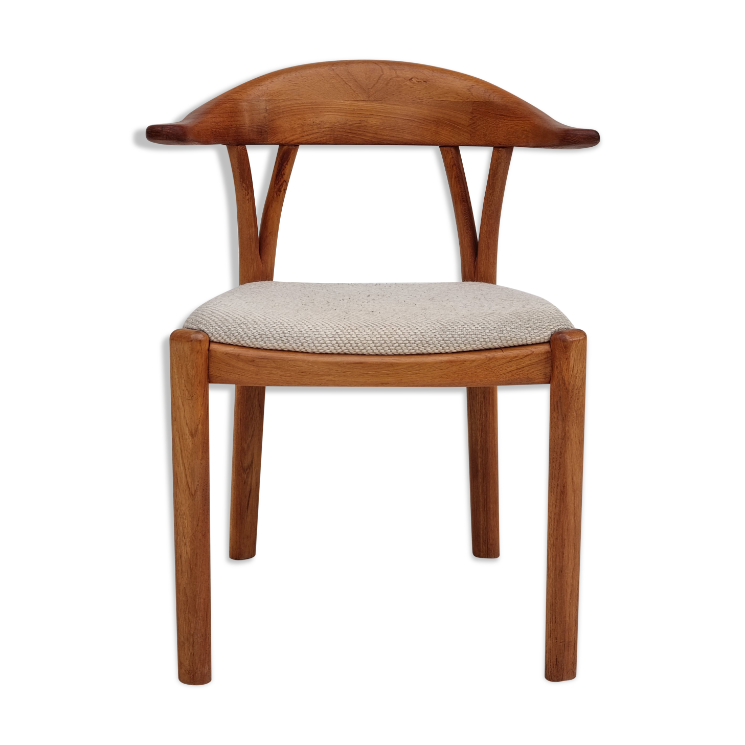 1960s, Danish design, armchair, teak wood, wool, original very good condition