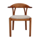 Fauteuil, bois de teck, laine