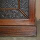 Victorian library mahogany frame embossed leather