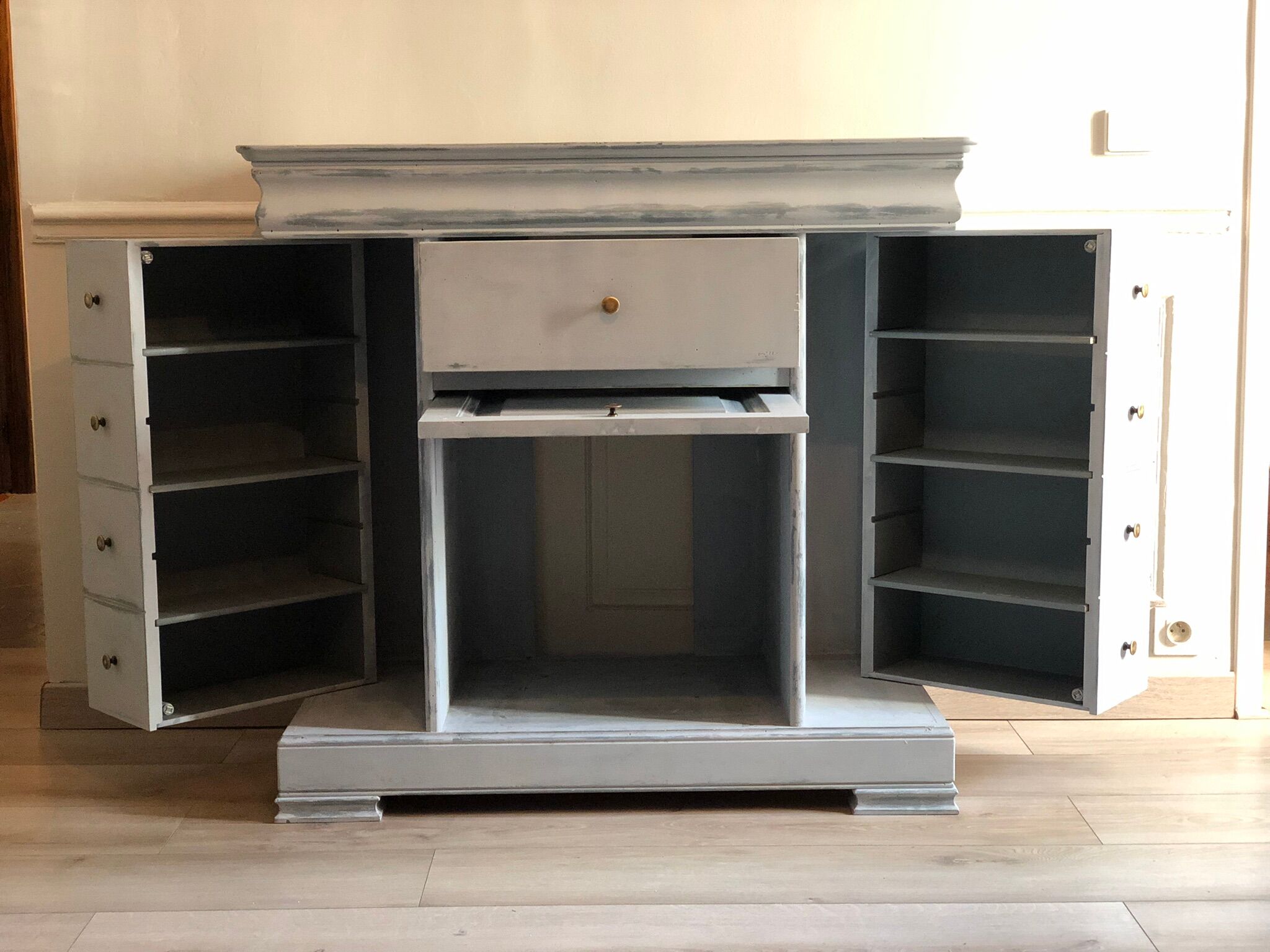 Vintage wooden loom furniture