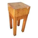 Authentic butcher's block on legs - End grain wood
