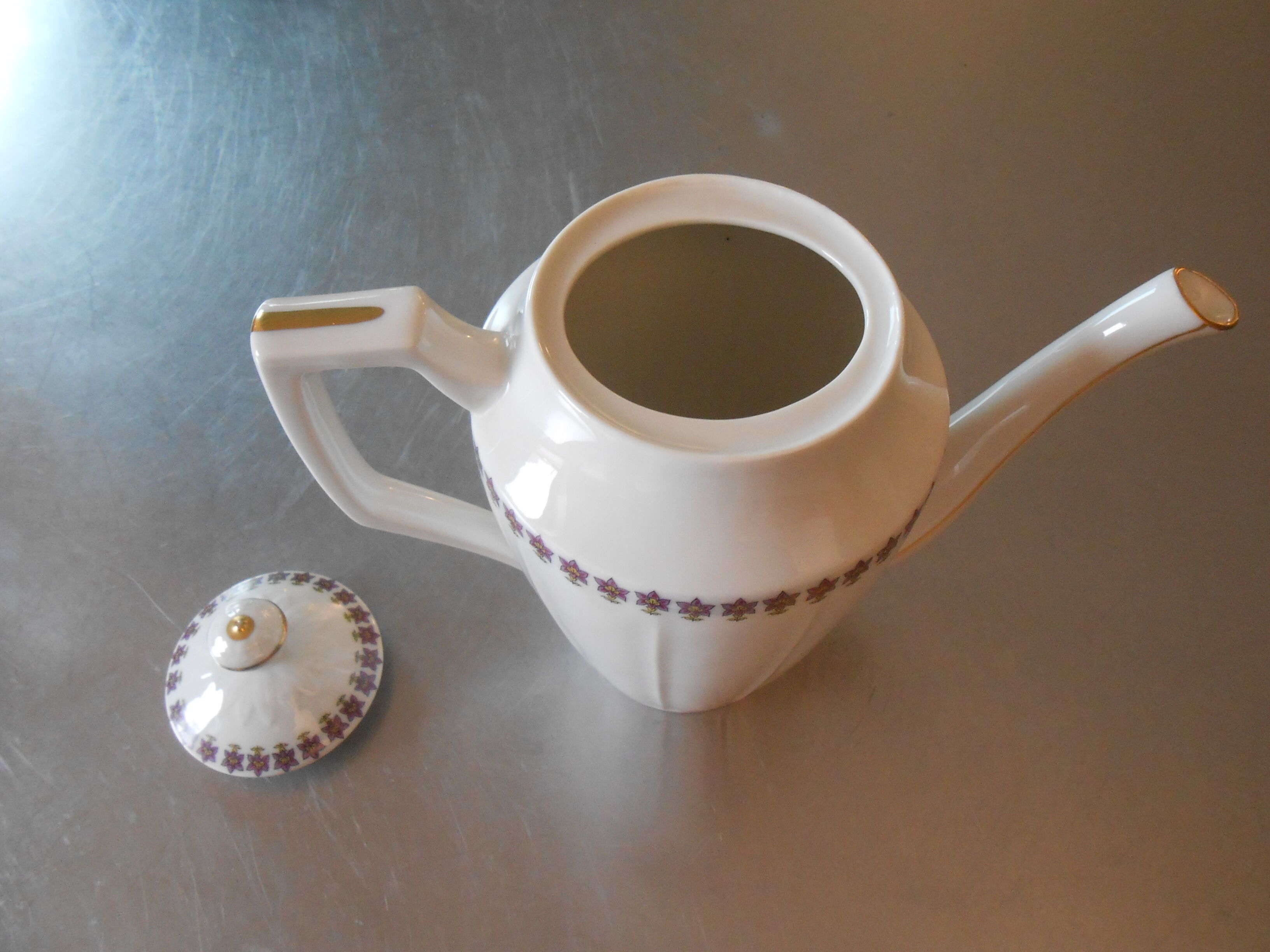 Limoges porcelain teapot