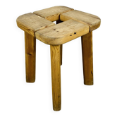 Tabouret Finnsauna Olof Ottelin style brutaliste, années 60