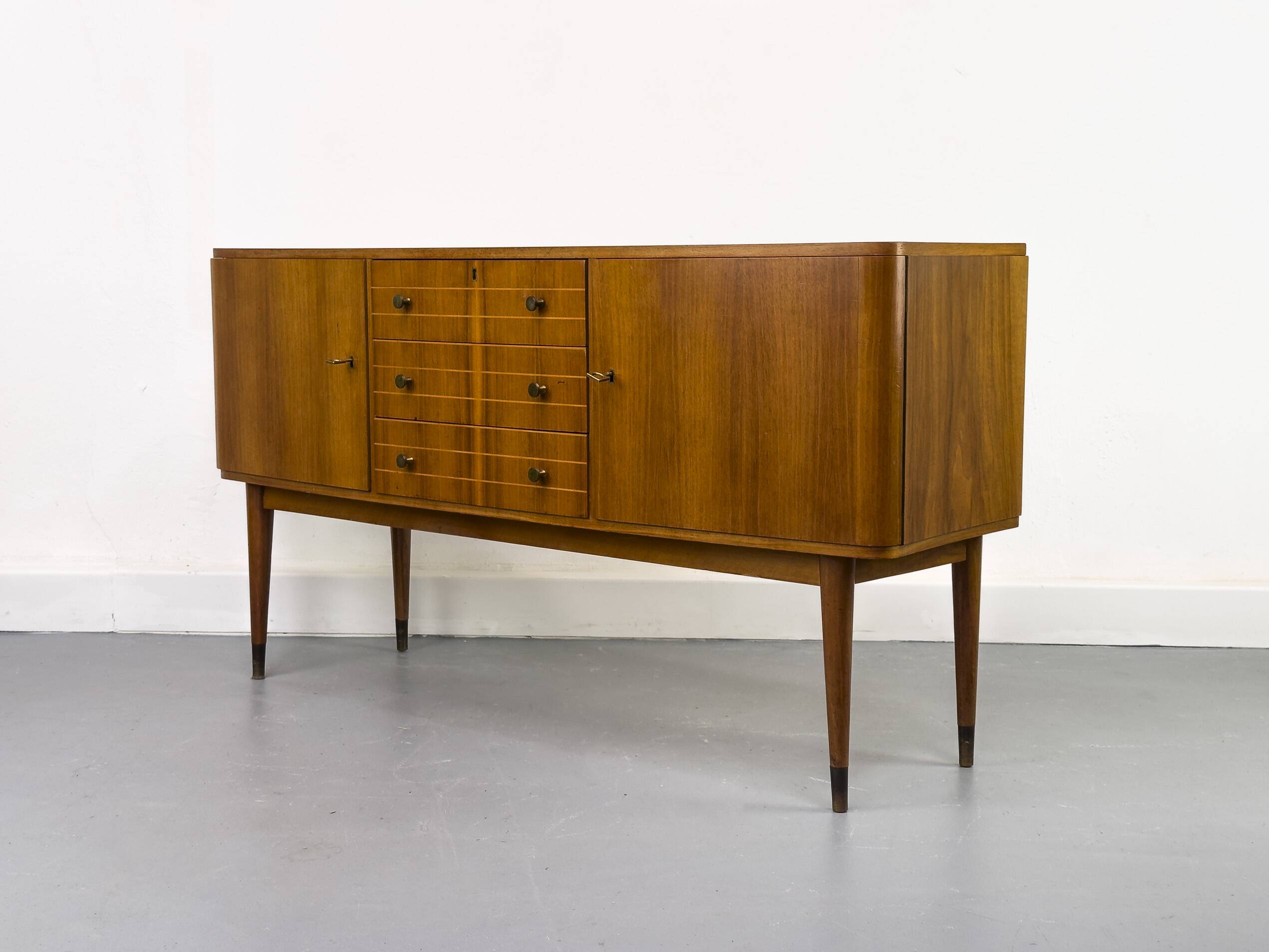 Mid-Century Sideboard in Walnut, 1950s