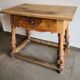 Old country desk feet turned
