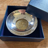 Solid silver and fine gold gilded bronze cup