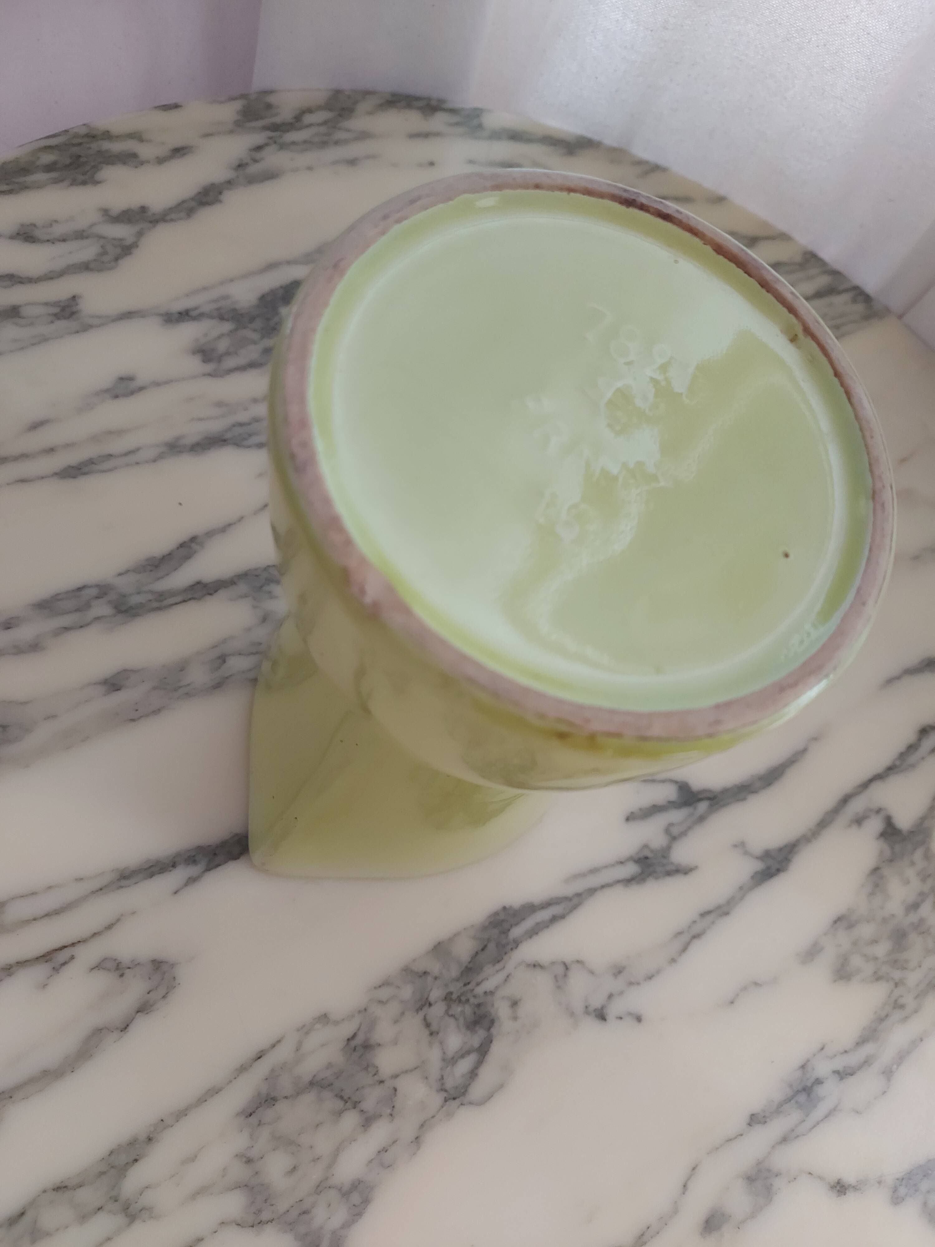 Yellow vase in Saint Clement ceramic