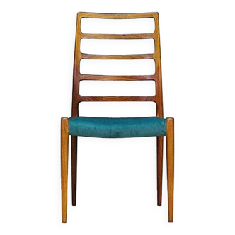 Chaise en palissandre, design danois, années 1970, designer : NO Møller, fabricant : JL Møllers, modèle 82