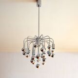 Sputnik space age chandelier 9 lights 1970s