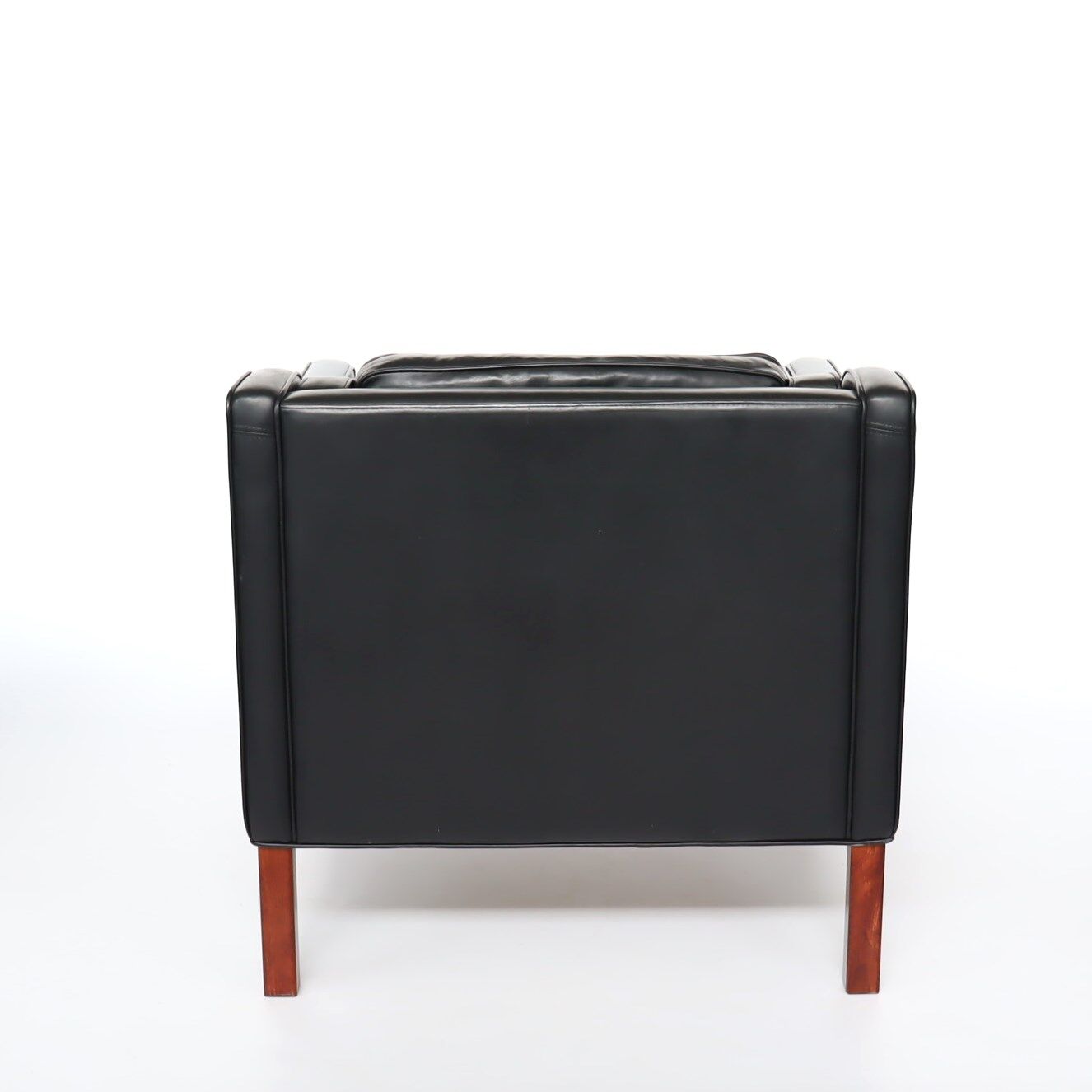 70s leather armchair
