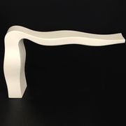 Pair of Italian wall lights Fontana Arte Yves white 2008