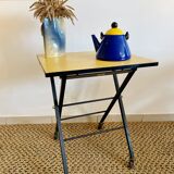 Vintage TV table on casters