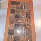 Table basse brutalisme 1960 à 1970 inclusion de mosaïque de pierre d'erfoud