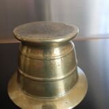 18th century gilded bronze mortar
