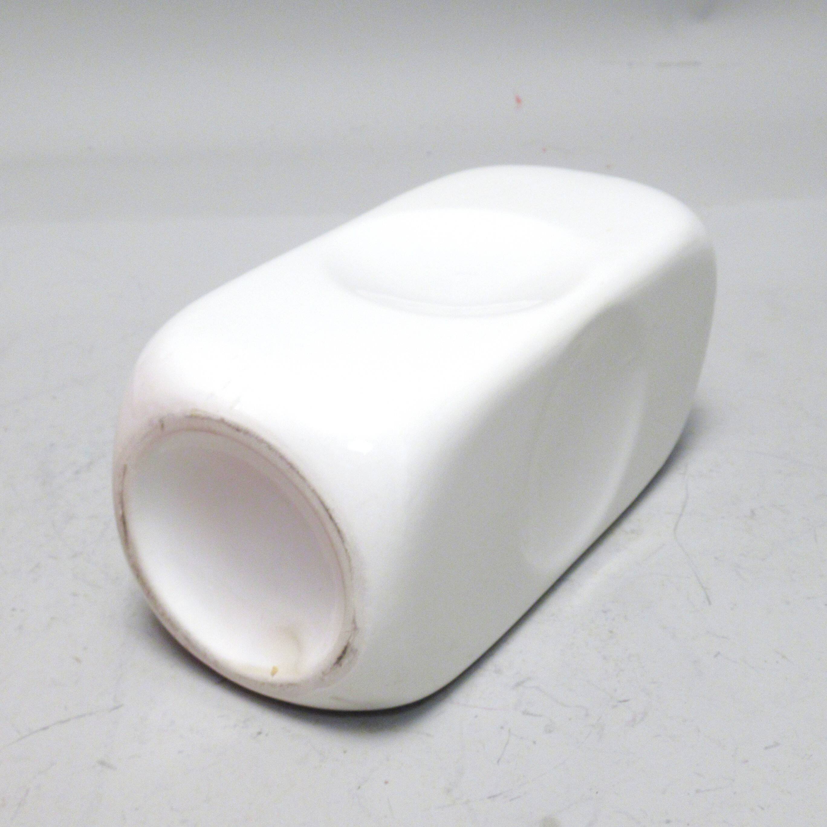 White rectangular vase Parravicini 1970s