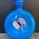 Glazed earthenware gourd vase for primavera, longwy