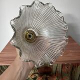 Large holophane tulip pendant light