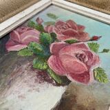 Small old framed painting