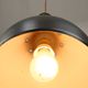 Vintage Black and Brass Pendant Lamp